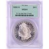 Image 1 : 1880-S $1 Morgan Silver Dollar Coin PCGS MS64 OGH