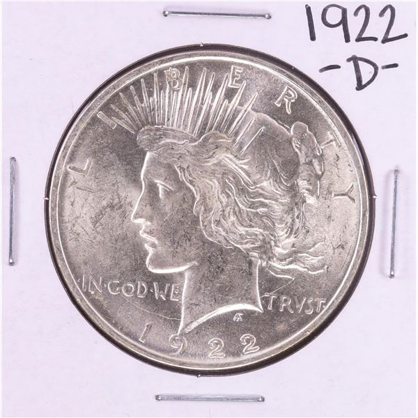 1922-D $1 Peace Silver Dollar Coin