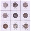 Image 2 : Lot of (9) Miscellaneous Date Barber Quarter Coins