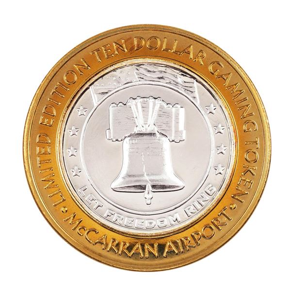 .999 Silver McCarran International Airport Las Vegas, NV $10 Limited Gaming Token