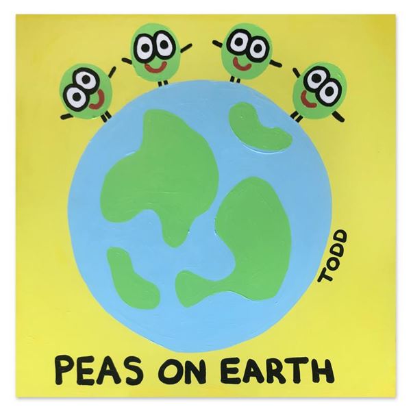 Goldman "Peas on Earth" Original Acrylic on Canvas