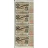 Image 1 : Uncut Sheet of (4) State of Louisiana Baby Bond Obsolete Notes