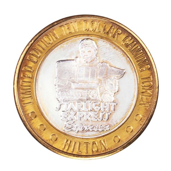 .999 Silver Hilton Las Vegas, Nevada $10 Casino Limited Edition Gaming Token