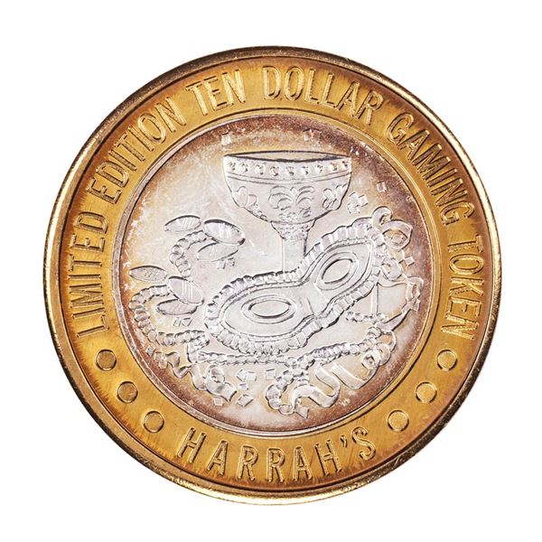 .999 Silver Harrah's Las Vegas, Nevada $10 Casino Limited Edition Gaming Token