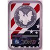 Image 2 : 2018-W $1 Proof American Silver Eagle Coin NGC PF69 Ultra Cameo Congratulations Flag