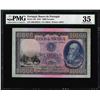 Image 1 : 1942 Portugal Banco de Portugal 1000 Escudos Note Pick# 156 PMG Choice Very Fine 35