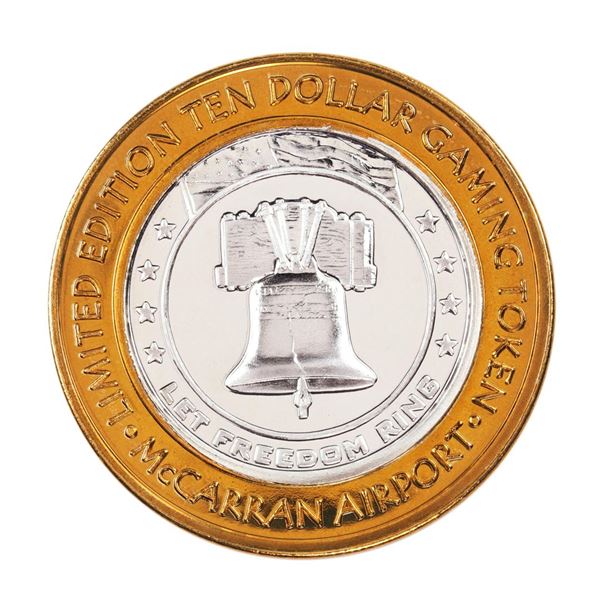 .999 Silver McCarran International Airport Las Vegas, NV $10 Limited Gaming Token