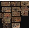 Image 1 : Lot of (13) Miscellaneous Fractional Currency Notes