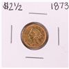 Image 1 : 1873 $2 1/2 Liberty Head Quarter Eagle Gold Coin
