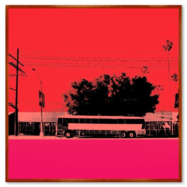 Claudio Santini "Ciytyscape 6" Limited Edition Mixed Media on Canvas