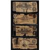 Image 1 : Lot of (4) Miscellaneous Confederate Currency Notes