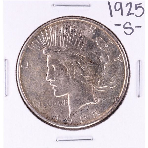 1925-S $1 Peace Silver Dollar Coin
