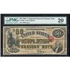 Image 1 : 1864 $50 Compound Interest Treasury Note Fr.192b PMG Very Fine 20