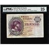 Image 1 : 1940 Spain Banco de Espana 1,000 Pesetas Note Pick# 125a PMG Very Fine 25