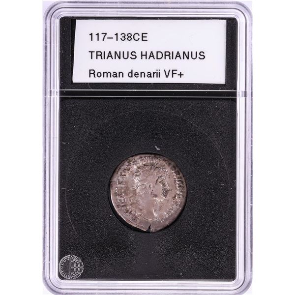 117-138CE Trianus Hadrianus Roman Denarii Ancient Coin