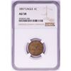 Image 1 : 1857 Flying Eagle Cent Coin NGC AU58