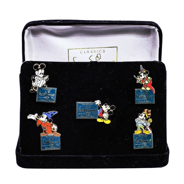 Mickey Through the Years Classic Walt Disney (5) Pin Collection
