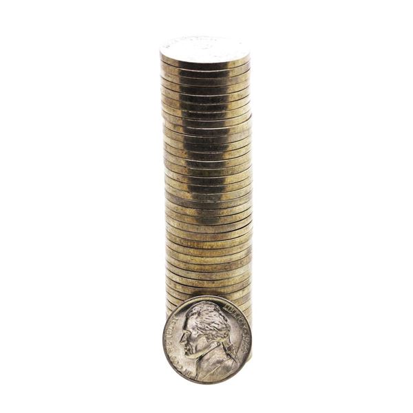 Roll of (40) Brilliant Uncirculated 1944-D Jefferson Nickel Coins