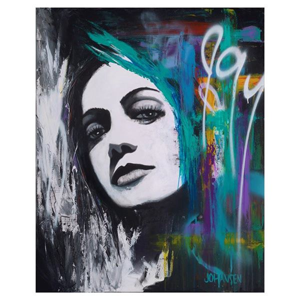 Johansen "Simmering" Original Mixed Media on Canvas