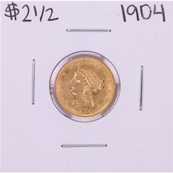 1904 $2 1/2 Liberty Head Quarter Eagle Gold Coin