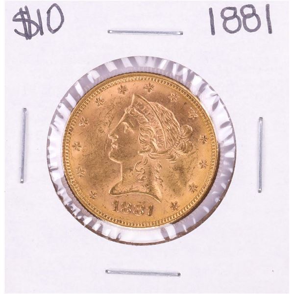 1881 $10 Liberty Head Eagle Gold Coin