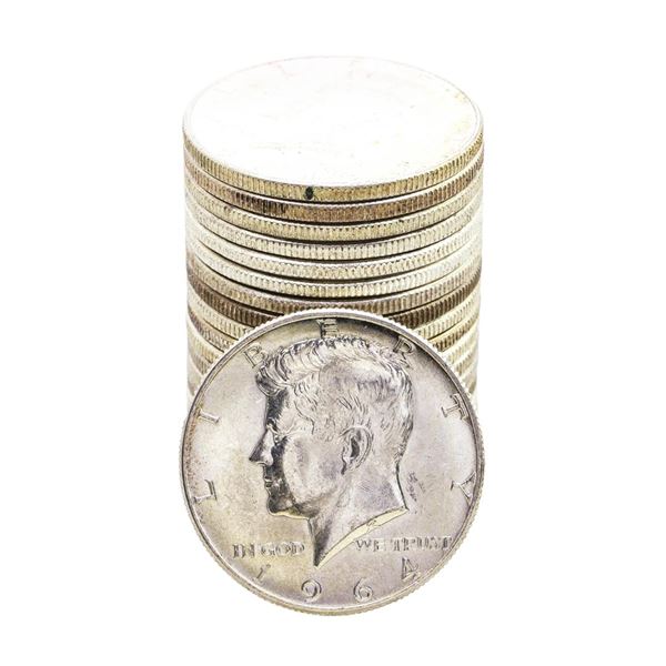 Roll of (20) 1964 Kennedy Half Dollar Coins