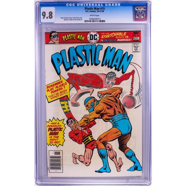 D.C. Comics Plastic Man #15 Comic Book 10-11/76 CGC 9.8