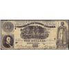 Image 1 : 1861 $10 Confederate States of America Note