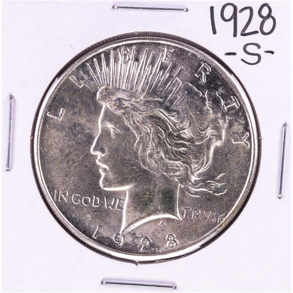 1928-S $1 Peace Silver Dollar Coin