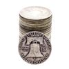 Image 2 : Roll of (20) 1952-S Franklin Half Dollar Coins