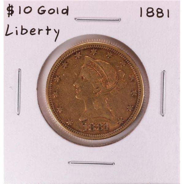 1881 $10 Liberty Head Eagle Gold Coin