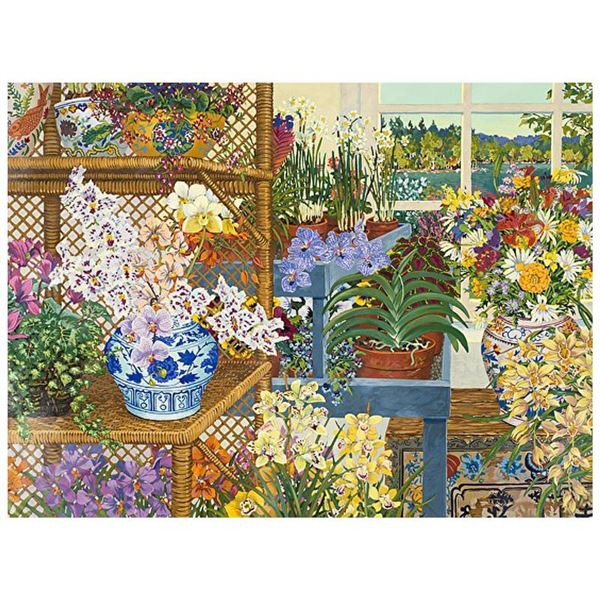 John Powell  Greenhouse at Toddy Pond  Limited Edition Giclee on Canvas