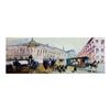 Image 1 : Shalva Phachoshvili "Street View" Original Oil on Canvas