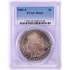 Image 1 : 1882-S $1 Morgan Silver Dollar Coin PCGS MS65 Nice Toning