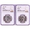 Image 1 : Lot of 1963-1964 Half Dollar Coins NGC MS63