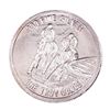 Image 2 : 1982 L.A. County Fair for All 1oz .999 Fine Silver Art Round