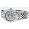 Image 7 : Rolex Men's Stainless Steel Slate Gray Diamond 36MM Datejust Watch