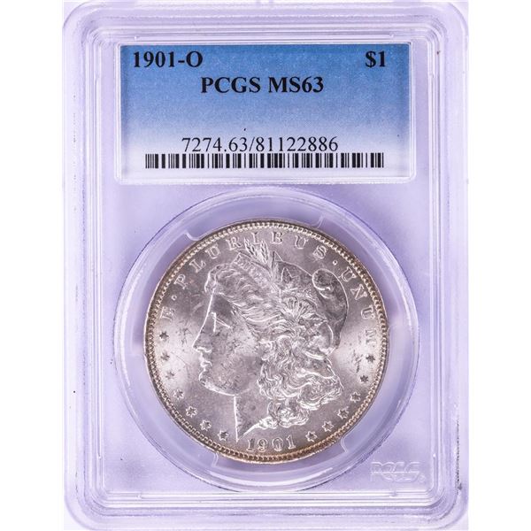 1901-O $1 Morgan Silver Dollar Coin PCGS MS63