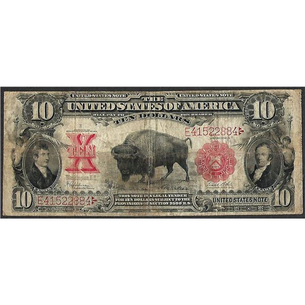 1901 $10 Bison Legal Tender Note