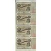 Image 1 : Uncut Sheet of (4) State of Louisiana Baby Bond Obsolete Notes