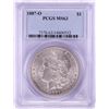 Image 1 : 1887-O $1 Morgan Silver Dollar Coin PCGS MS63