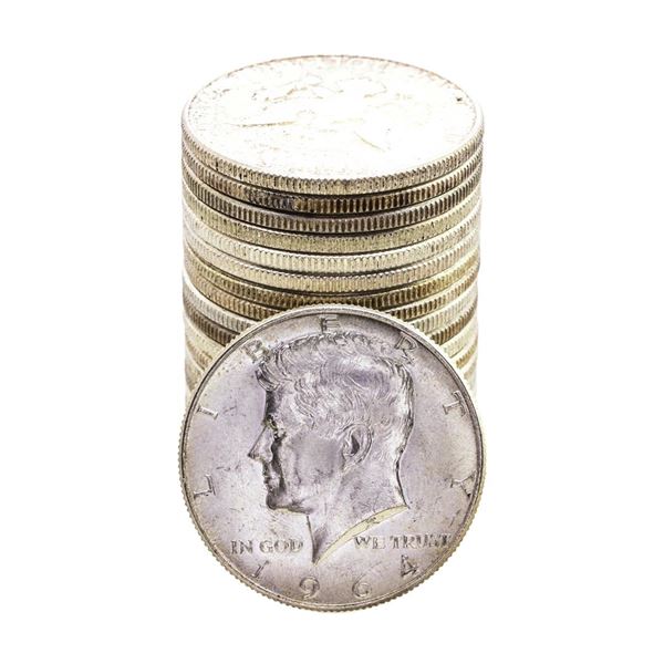 Roll of (20) 1964 Kennedy Half Dollar Coins