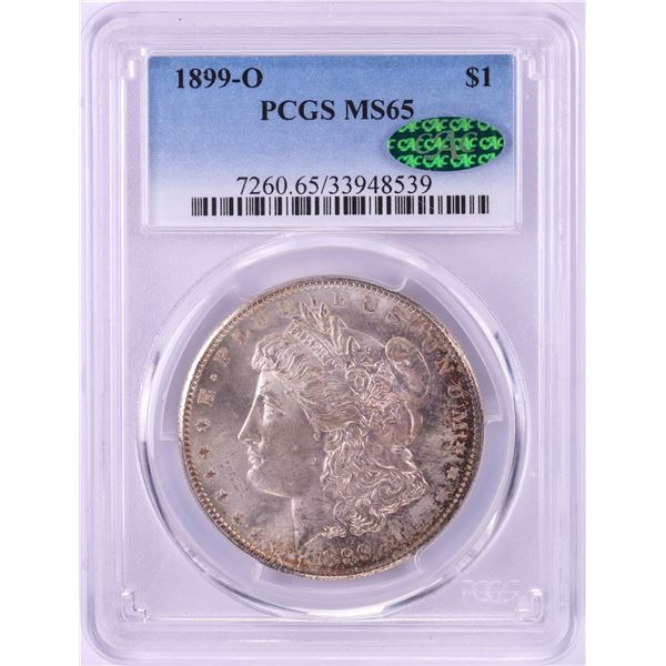 1899-O $1 Morgan Silver Dollar Coin PCGS MS65 CAC