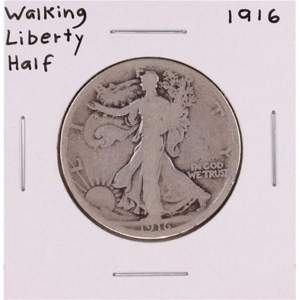 1916 Walking Liberty Half Dollar Coin