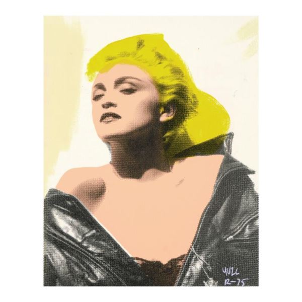 Ringo Daniel Funes "Madonna in Leather" Original Mixed Media on Canvas