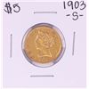 Image 1 : 1903-S $5 Liberty Head Half Eagle Gold Coin
