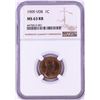 Image 1 : 1909 VDB Lincoln Wheat Cent Coin NGC MS63RB