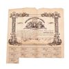 Image 1 : 1862 $500 Confederate Bond Obsolete Sheet B-58