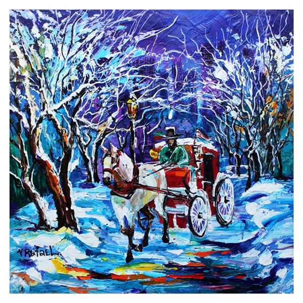 Rafael "Touring Central Park" Original Acrylic on Canvas