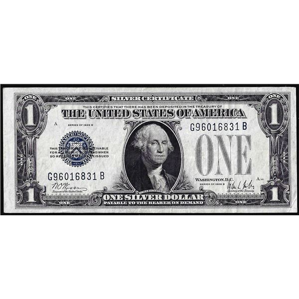 1928B $1 Funnyback Silver Certificate Note